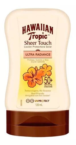 HAWAIIAN TROPIC SHEER TOUCH ULTRA RADIANCE 50 SPF 120 ML. - Perfumeria