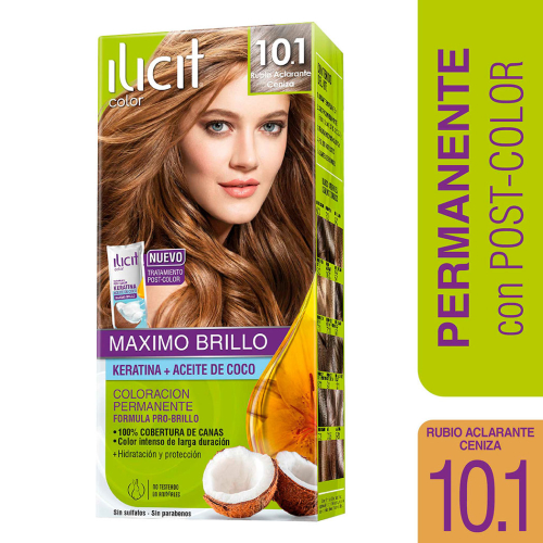 ILICIT 10/1 RUBIO ACLARANTE CENIZA - Cosmetica nacional