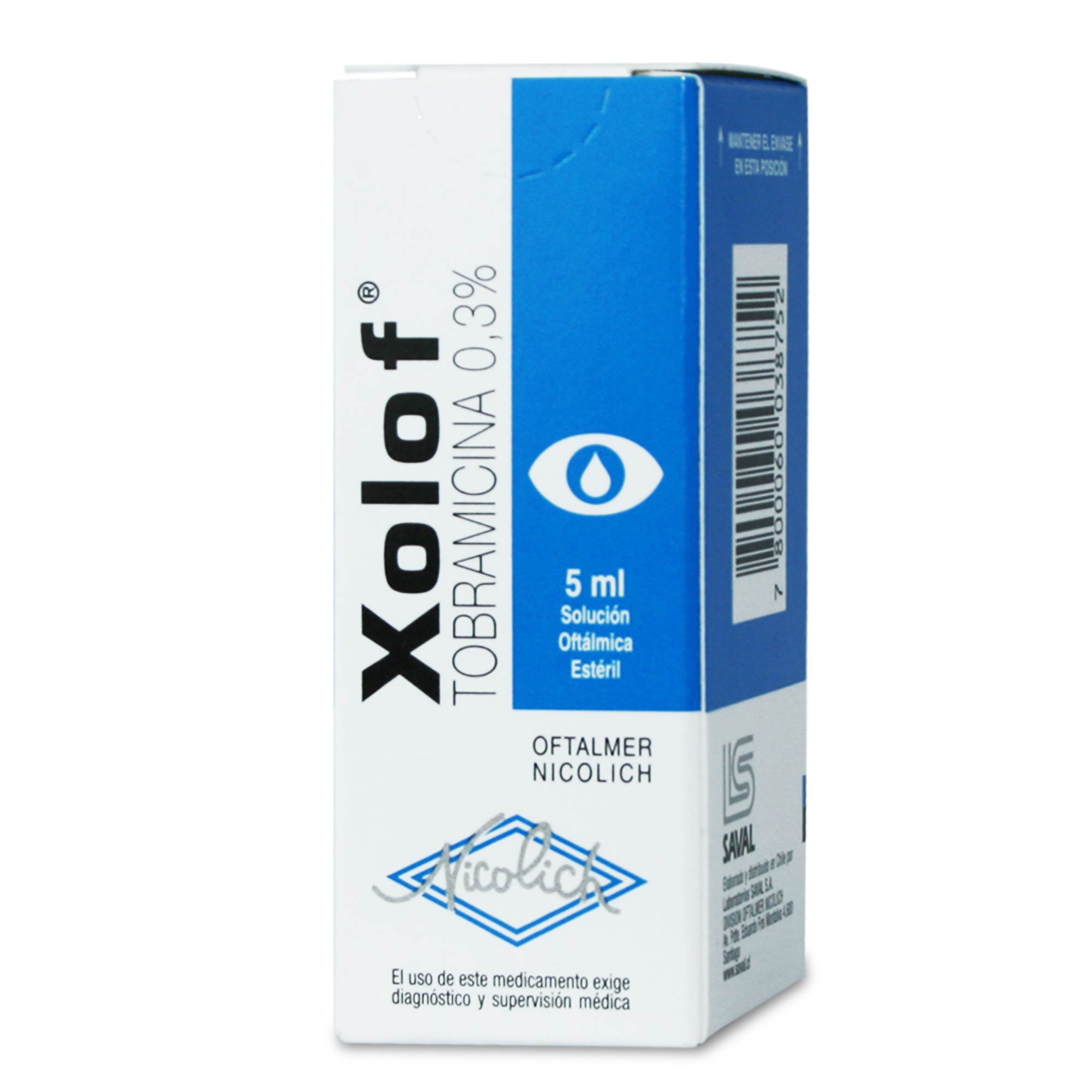 TOBRAMICINA SOLUCION OFTALMICA 0,3% 5ML - Hospifarma