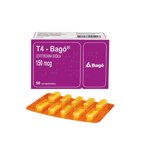 T4 COMPRIMIDOS x50 COMPRIMIDOS DE 150 MCG - Bago