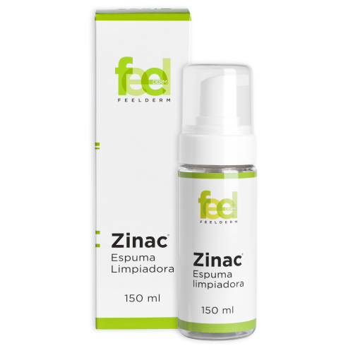ZINAC ESPUMA LIMPIADORA 150ML - Feelderm