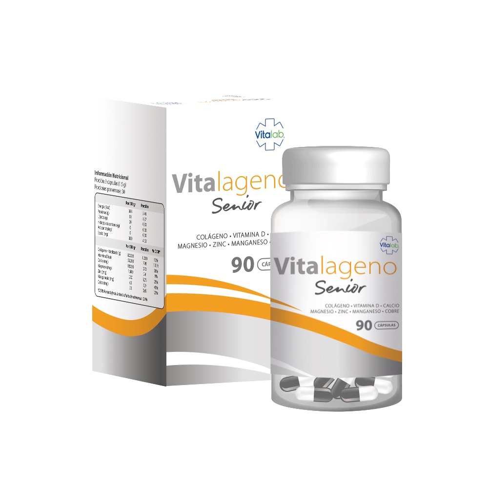 VITALAGENO SENIOR 90 CAPSULAS - Vitalab