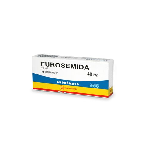 FUROSEMIDA 40 MG. 12 COMP. (AND) (B) - Andromaco