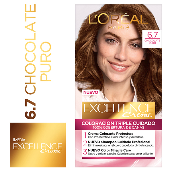 EXCELLENCE CR. # 6.7 CHOCOLATE PURO - L'oreal