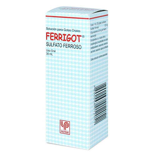 FERRIGOT GOTAS 25MG/ML DE 30 ML - Pasteur