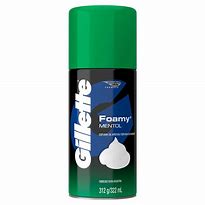 GILLETTE FOAMY MENTOL 322 ML - P&g consumo