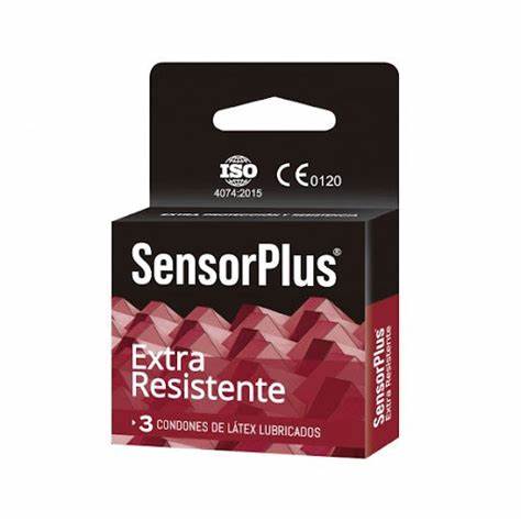 PRESERVATIVOS SENSOR PLUS 3 UN. EXTRA RESISTENTE - Helse lab