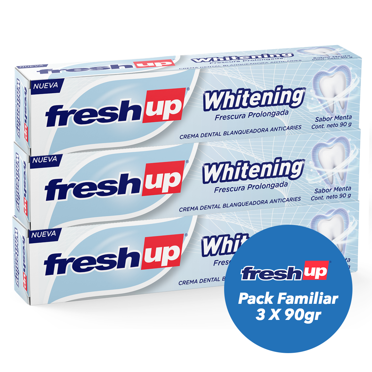 Product image of FRESH UP PASTA PACK 3 UN. 90 GR. WHITENING