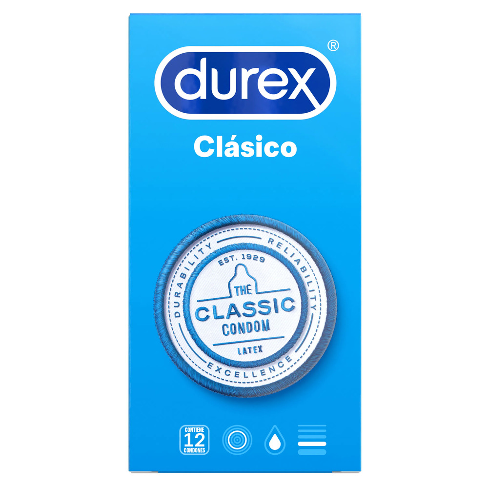 PRESERVATIVOS DUREX 12 UN. CLASICO - Reckitt benckiser