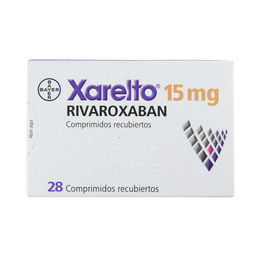 Xarelto (R) 15mg Rivaroxaban 28 Comprimidos Recubiertos