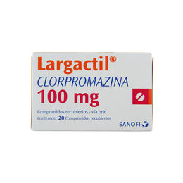 Product image of Largactil (R) Clorpromazina 100mg 20 Comprimidos Recubiertos