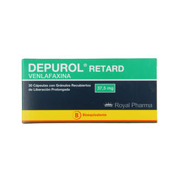 Product image of Depurol Retard Venlafaxina 37.5mg 30 Cápsulas Prolongadas