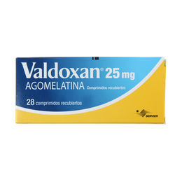 Valdoxan Agomelatina 25mg 28 Comprimidos Recubiertos