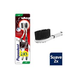 Product image of Cepillo De Dientes Suave Antibacterial Carbón Y Plata - Pepsodent