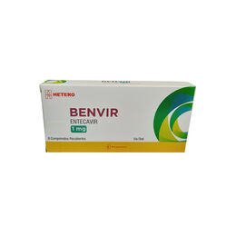 Product image of Benvir (B) Entecavir 1mg 8 Comprimidos Recubiertos