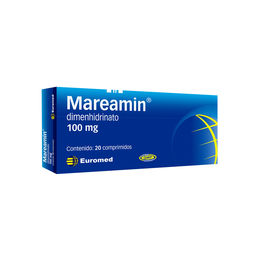 Mareamin Dimenhidrinato 100mg 20 Comprimidos