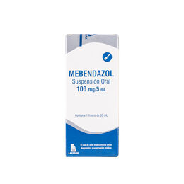 Mebendazol 100mg/5ml Jarabe 35ml