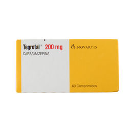 Tegretal (R) Carbamazepina 200mg 60 Comprimidos