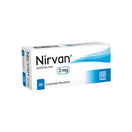 Nirvan (B) Eszopiclona 2mg 40 Comprimidos Recubiertos