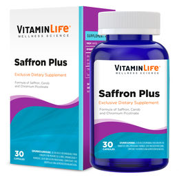 Product image of VitaminLife Suplemento Alimentario Saffron Plus 30 Cápsulas