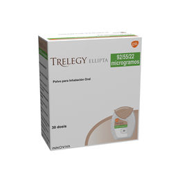 Trelegy Ellipta Fluticasona / Umeclidinio / Vilantero Inhalación 30 Dosis