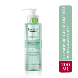 Eucerin Gel Limpiador Facial Dermopure Piel Grasa y/o Con Tendencia Acnéica 200ml