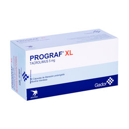 Prograf XL (R) Tacrolimus 5mg 50 Cápsulas