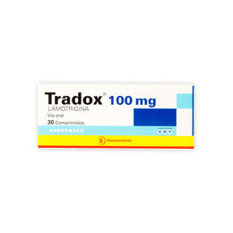 Product image of Tradox (B) Lamotrigina 100mg 30 Comprimidos