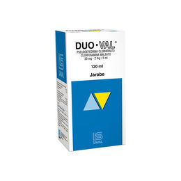 Duo Val Clorfenamina / Pseudoefedrina Jarabe 120ml - Duoval