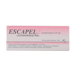 Escapel-2 (R) Levonorgestrel 0.75mg 2 Comprimidos