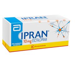 Product image of Ipran Escitalopram 10mg 40 Comprimidos Recubiertos