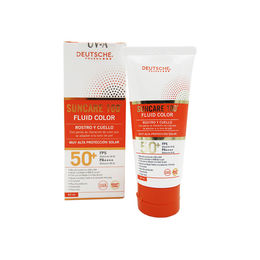 Protector Solar Fluid Color para Rostro y Cuello FPS50+ - Suncare