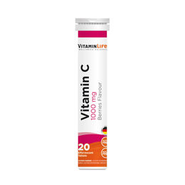 VitaminLife Vitamina C-1000 Sabor Berries 20 Tabletas