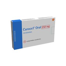 Curocef (R) Cefuroxima 250mg 10 Comprimidos Recubiertos