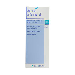 Avixis Alfatradiol 0.025% Solución Tópica 100ml