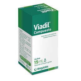 Viadil Compuesto Metamizol Magnésico / Pargeverina Oral Gotas 15ml