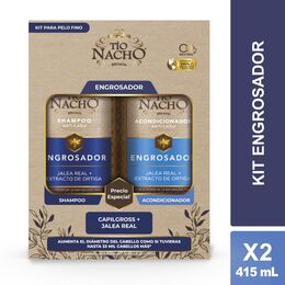 Pack Shampoo + Acondicionador Engrosador 415ml - Tío nacho