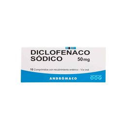 Product image of Diclofenaco Sódico 50mg 10 Comprimidos Recubiertos