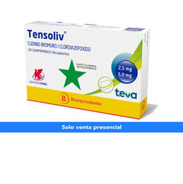 Tensoliv 2.5/5.0 30 Comprimidos Recubiertos