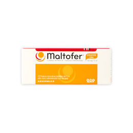 Maltofer Hierro 100mg 10 Frascos 5ml Bebibles