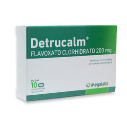 Detrucalm Flavoxato 200mg 10 Comprimidos Recubiertos