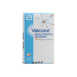 Product image of Valcote (R) Ácido Valproico 250mg 20 Comprimidos Recubiertos