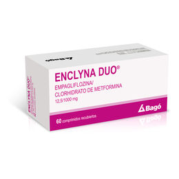 Enclyna Duo Empagliflozina / Metformina 12.5/1000 60 Comprimidos Recubiertos