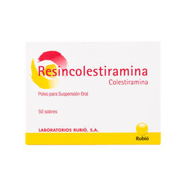 Resincolestiramina Colestiramina 4g Polvo Solución Oral 50 Sobres