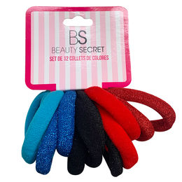 Product image of Beauty Secret Elásticos Colets Colores 12 unidades