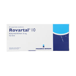 Rovartal Rosuvastatina 10mg 30 Comprimidos Recubiertos