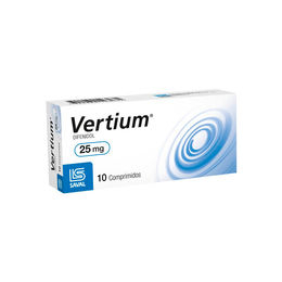 Vertium Difenidol 25mg 10 Comprimidos