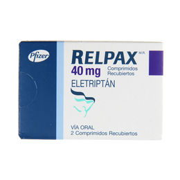 Product image of Relpax Eletriptán 40mg 2 Comprimidos Recubiertos