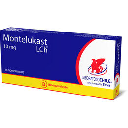 Montelukast (B) 10mg 30 Comprimidos