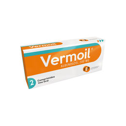 Vermoil Albendazol 200mg 2 Comprimidos